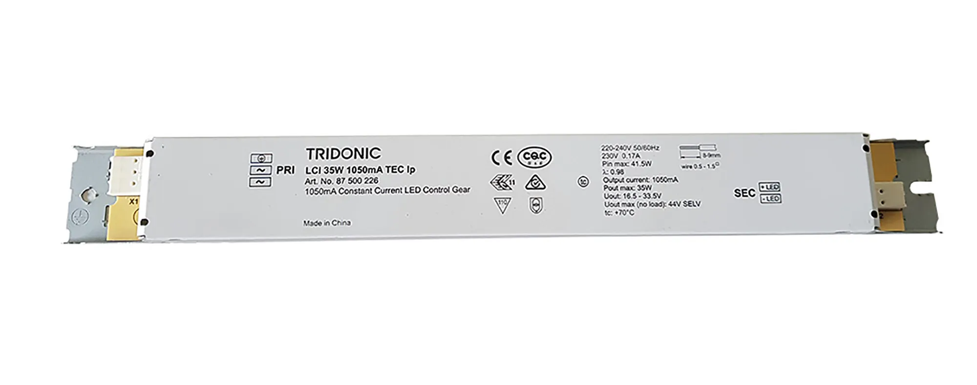 LCI 35W 1050mA TEC lp TALEXX Constant Current LED Driver